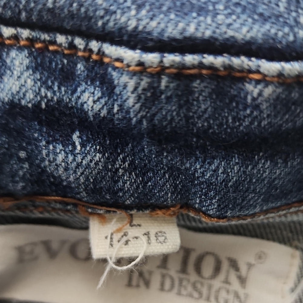 Boy's Evolution In Design Distressed Blue Denim Jacket - Picture 12 of 12